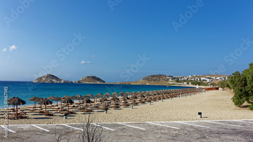 Plage de Kalafati, Mikonos, Cyclades, Grèce	 photo