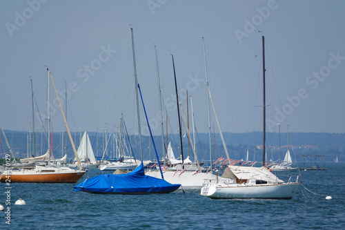 Boote bei Diessen am Ammersee © Fotolyse
