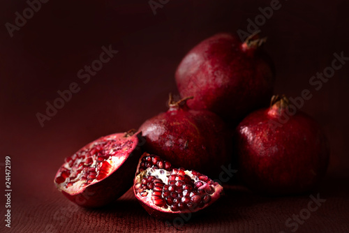 Close up of pomegranate photo