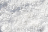 Closeup of snow, background, texture