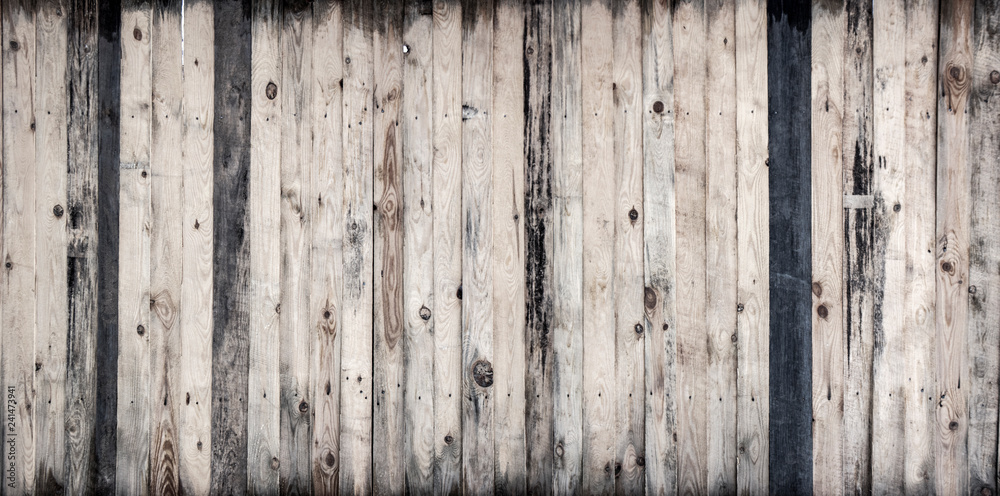 Naklejka premium Brązowy drewno deski w kolorze ściany tekstura tło