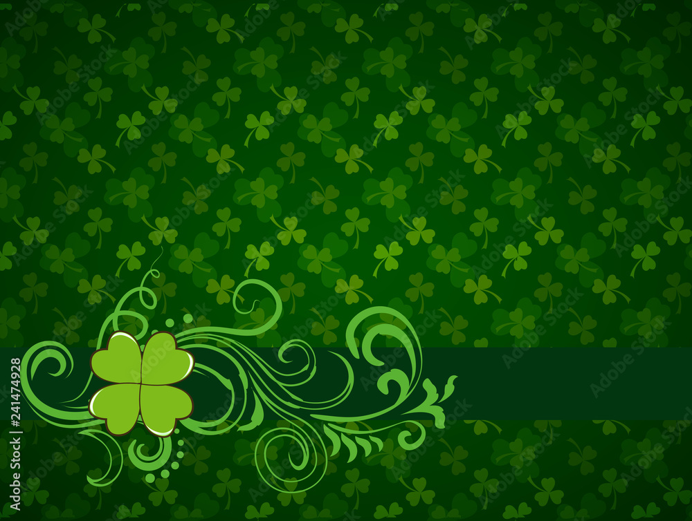 Saint Patrick's Day frame background