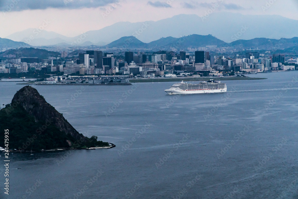 View of the Guanabara Bay, Rio de Janeiro