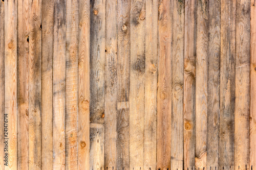 Multicolored wooden surface with old faded paint texture © maykal