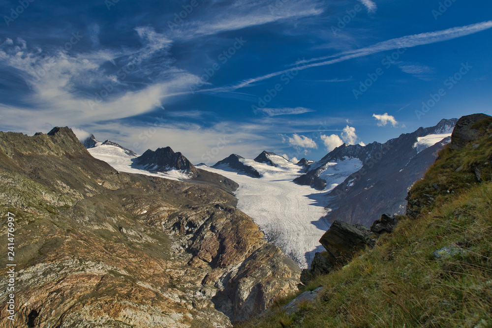 Alpen, Gletscher, Ötztal, Schnee, Berge