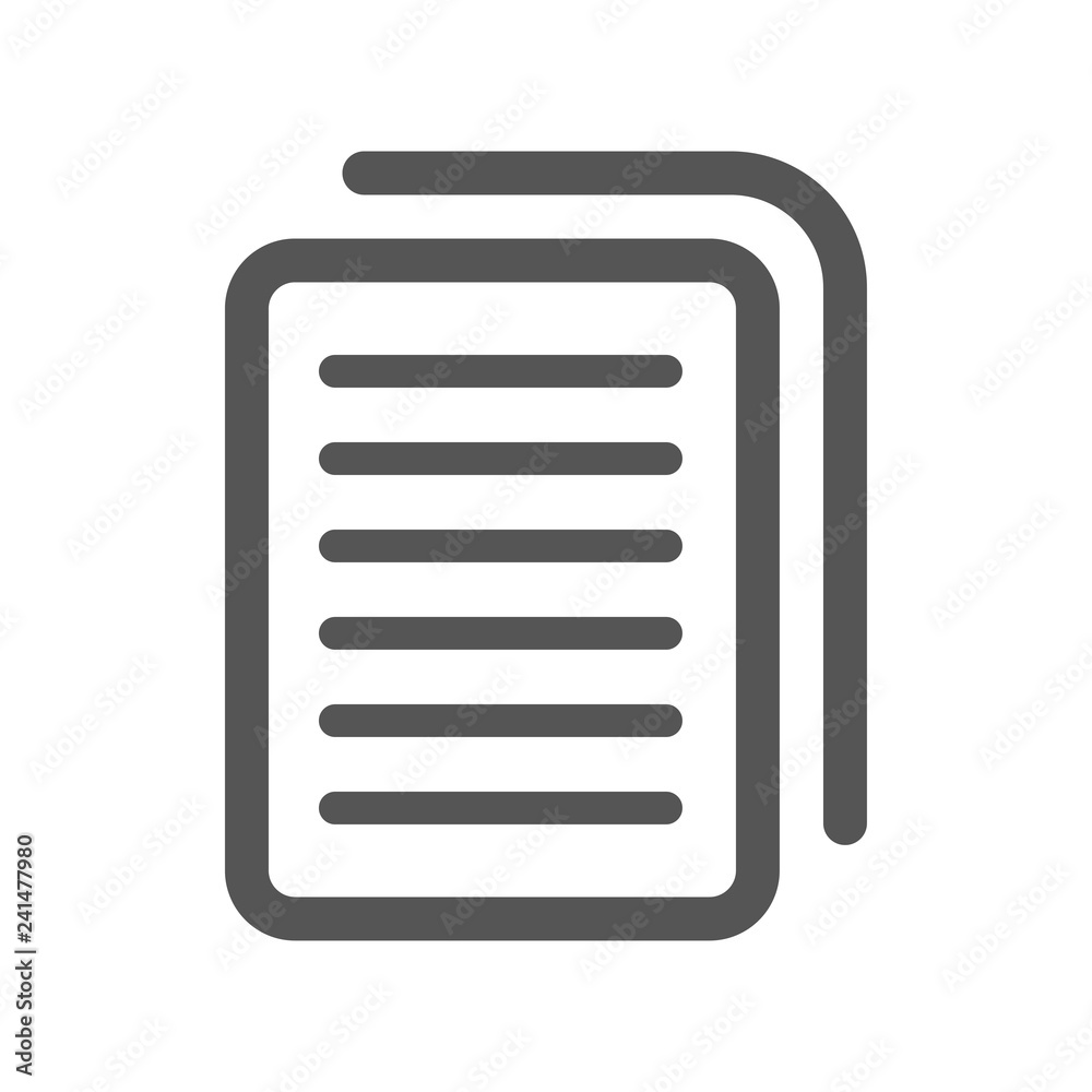 Document icon stock vector illustration flat design. EPS 10 Document icon stock vector illustration flat design. EPS 10