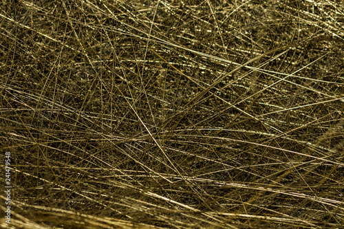 brass wire close-up