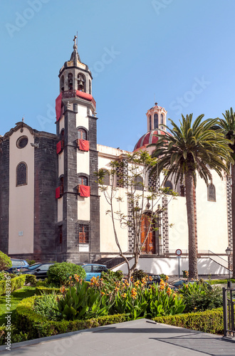 Domes of the church of La Concepción neoclassical La Orotava