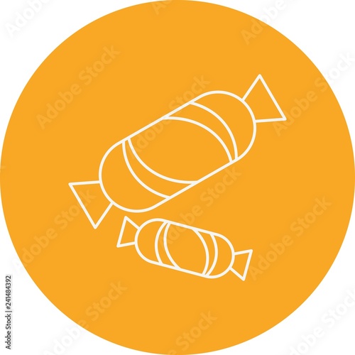 vector toffee icon