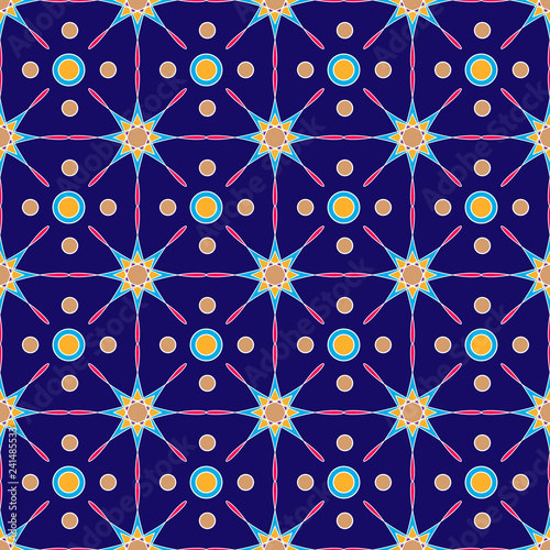Ethnic geometric patterns colorful design for background or wallpaper.