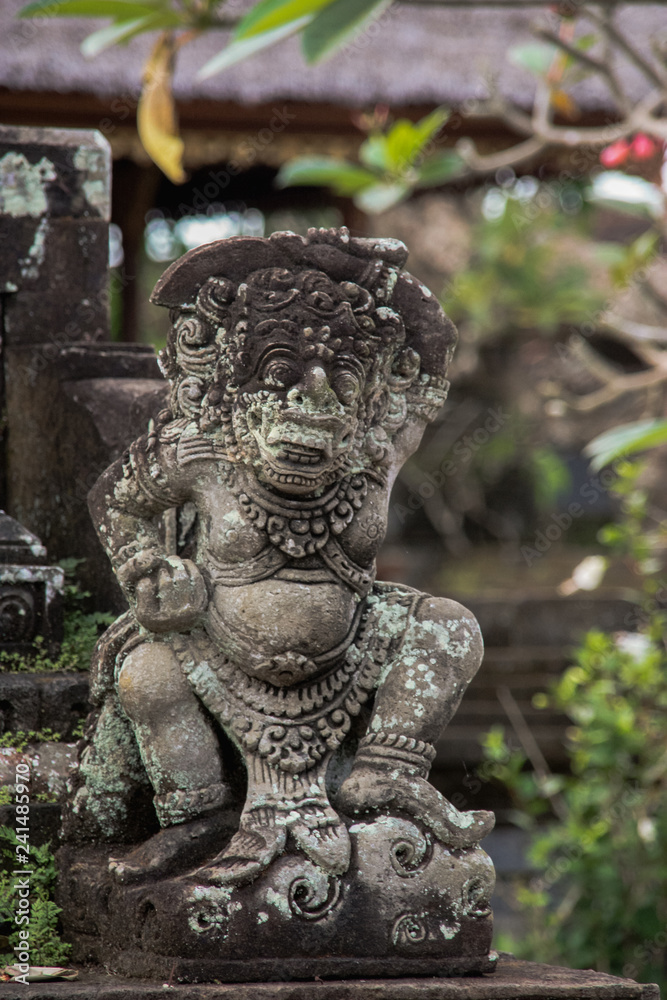 statue in Balinese temple