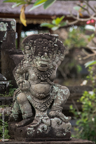 statue in Balinese temple