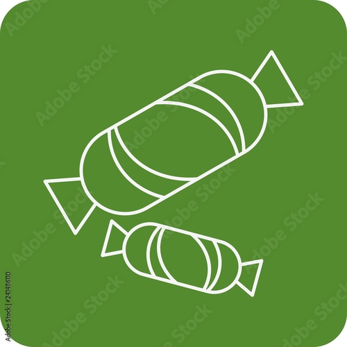 vector toffee icon
