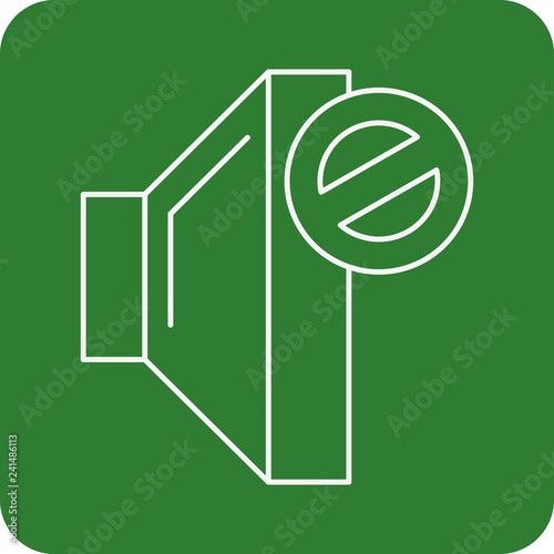 vector mute icon
