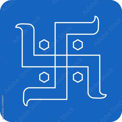 vector hindu sign icon