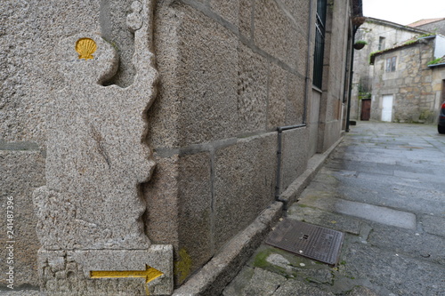 Following the arrows on the Camino
