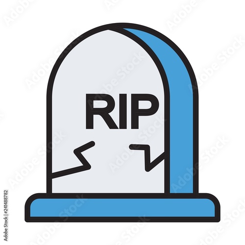 vector grave icon