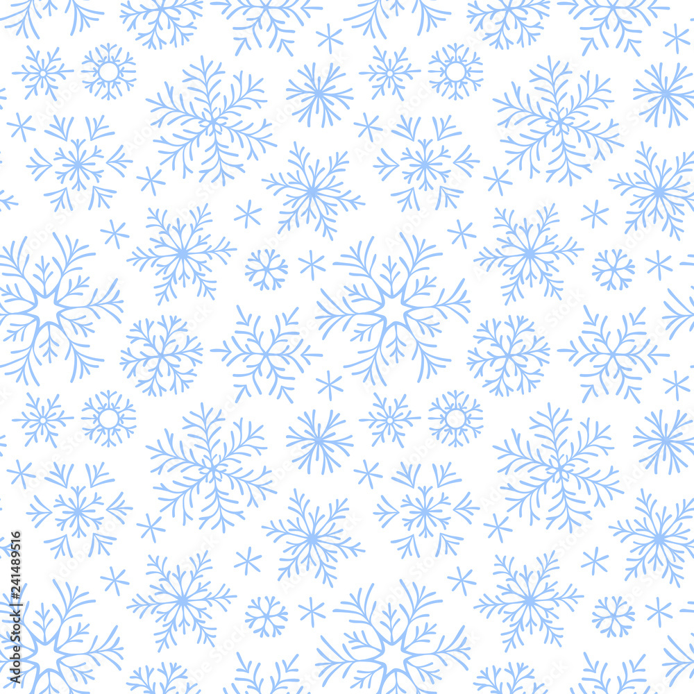 Christmas seamless doodle pattern Christmas seamless doodle pattern