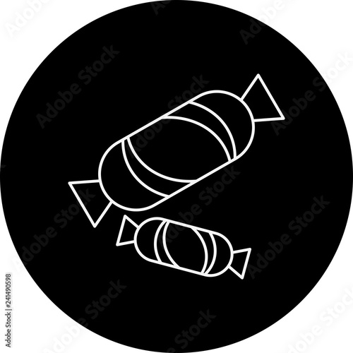 vector toffee icon