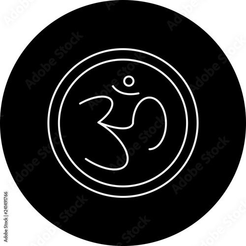 vector sign hindu icon