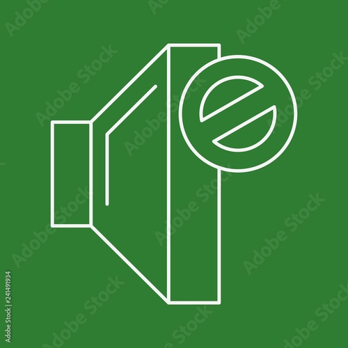 vector mute icon
