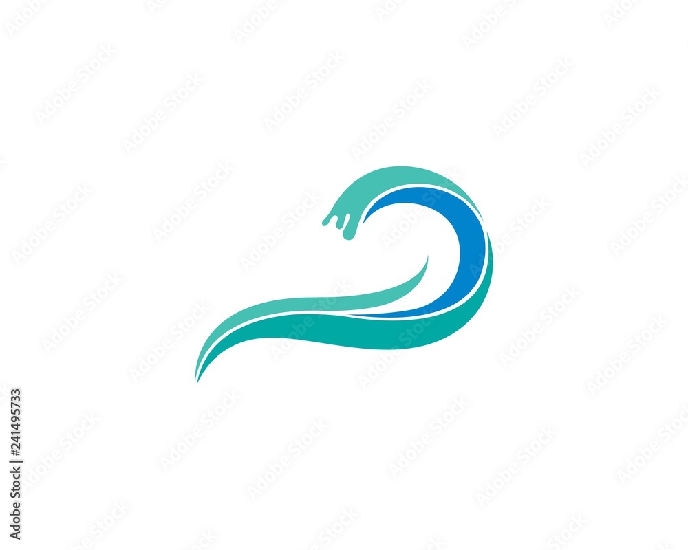 Water Wave symbol and icon Logo Template Water Wave symbol and icon Logo Template