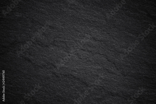 Dark grey black slate background or natural stone