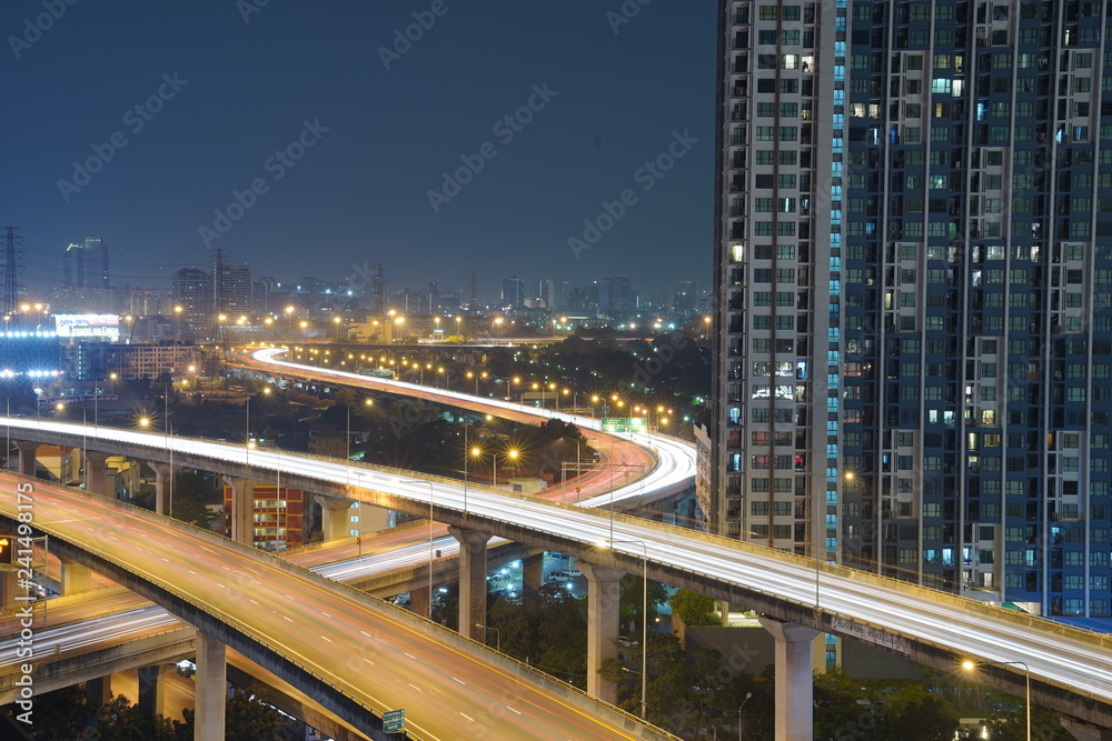 Fototapeta premium Bangkok city night