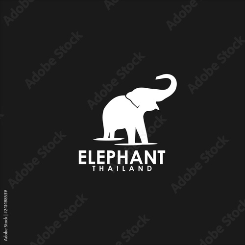 elephant logo template