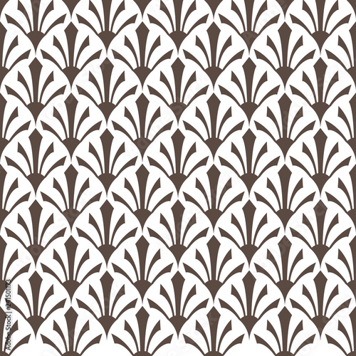 Art Deco Seamless Pattern Texture Decorative Background