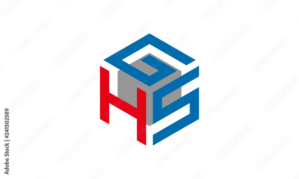 polygon hsg letter logo polygon hsg letter logo