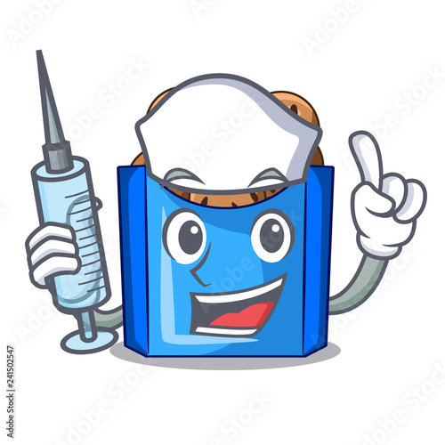 Nurse falafel in fried on teflon cartoon