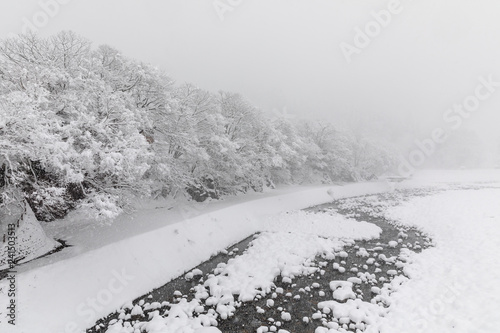 shirakawa go snow season japan