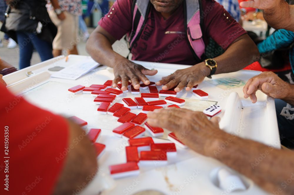 Obraz premium Masters of Domino Little Havana Miami