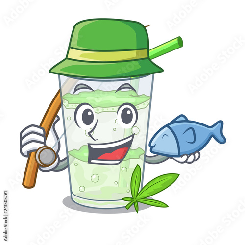 Fishing water lassi bhang in character cup