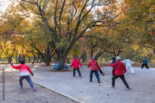 Middle-aged and elderly Taijiquan health