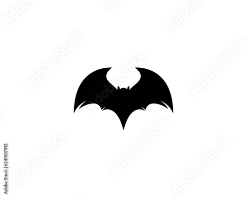 Bat logo template vector icon illustration