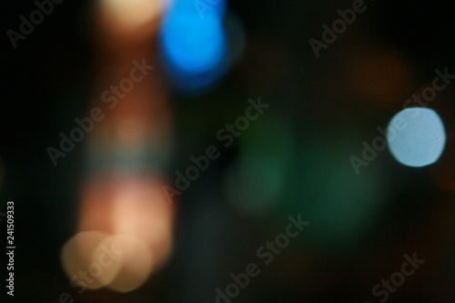 Bokeh. Night light abstract background. Bokeh of light in traffic jam. Element design to background website and banner