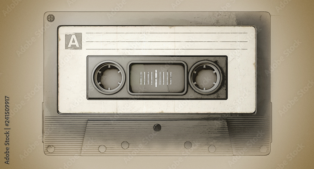 Obraz premium Audio Cassette Tape