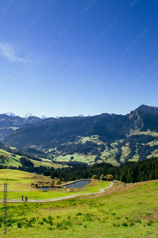 Schrattenfluh mountain Marbachegg valley biosphere reserve of Entlebuch, Switzerland