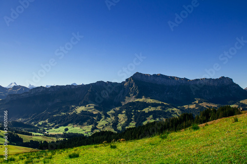 Schrattenfluh mountain Marbachegg valley biosphere reserve of Entlebuch, Switzerland photo