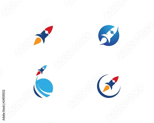 Rocket ilustration logo vector Free Download Rocket ilustration logo vector - GFXLoad
