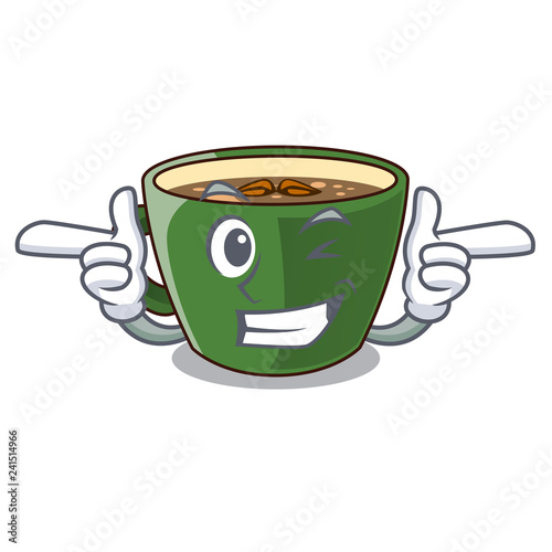Wink Indian masala tea on character board