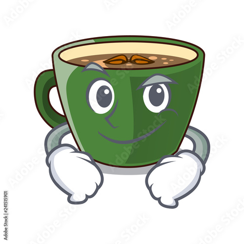 Smirking Indian masala tea on character board
