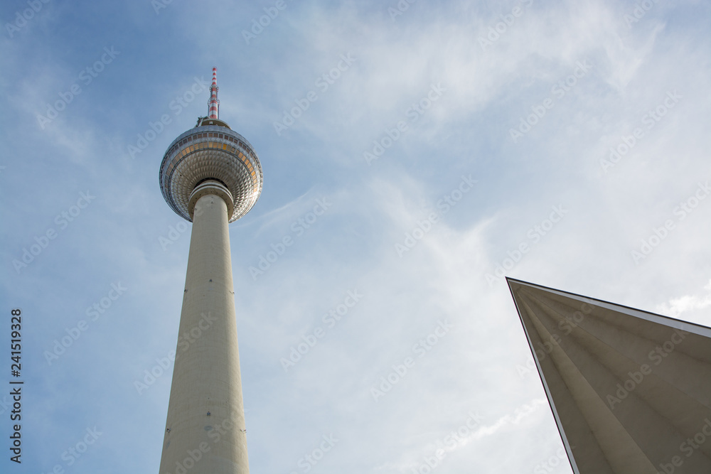 Modern architecture in Berlin, parts of buildings, urban backgrounds Modern architecture in Berlin, parts of buildings, urban backgrounds