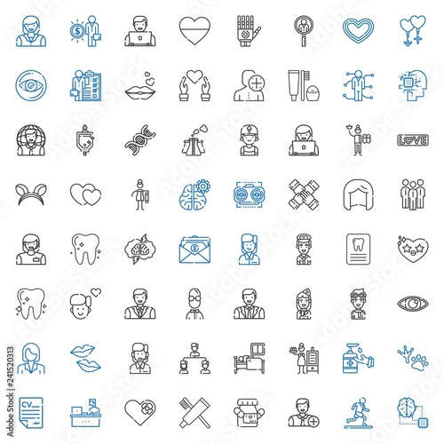 human icons set