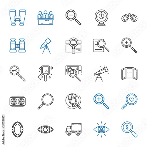 look icons set