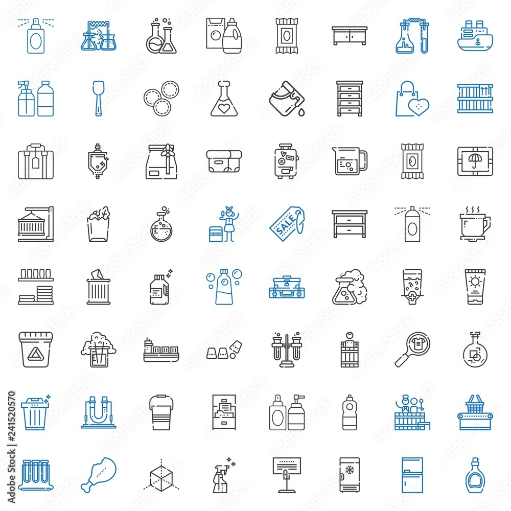 container icons set