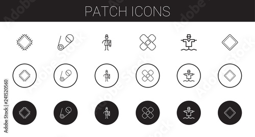 patch icons set