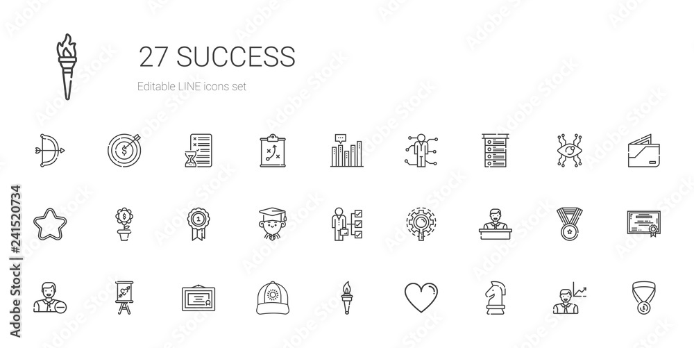 success icons set success icons set